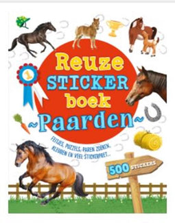 Reuzestickerboeken - Reuzestickerboek Paarden