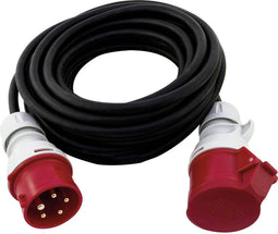 REV 006310 Stroom Verlengkabel 16 A Zwart 10.00 m