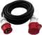 REV 006310 Stroom Verlengkabel 16 A Zwart 10.00 m
