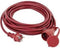 REV 0065259 Stroom Verlengkabel 16 A Zwart 25.00 m H05RR-F 3F 3G 1,5 mm²