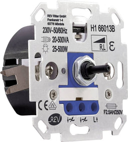 REV 0399610006 Dimmer Inzetstuk Technik Wit, Blauw