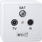 REV 0500439551 Aansluitdoos voor satellietschotel Compleet 1 stuk(s)