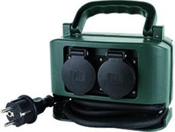 REV 0519834555 power uitbreiding Buiten 2 m 4 AC-uitgang(en) Zwart, Groen