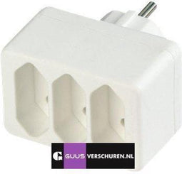 REV-Euro-Drievoudige-stekker-wit
