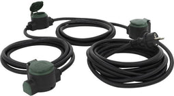 REV Rubberen verlengkabel voor elektriciteit Supraflex 3-voudig, 10 m