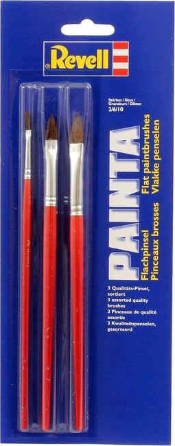 Revell 29610 Painta Flatbrush-Set Pense(e)l(en)