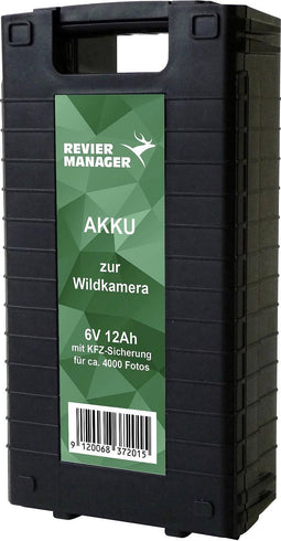 Revier Manager - 6V - 12Ah Akku Koffer 6V 12Ah Batterij case - Zwart