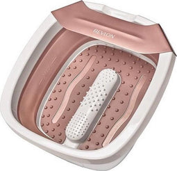 Revlon RVFD7034E - Opvouwbaar Voetenbad - Foot Spa - 3 temperaturen - Bubbelfunctie - Roze/Wit