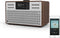 Revo SuperCD - Walnoot/Zilver | CD-speler - Dab Radio - Internetradio - USB - Bluetooth AptX