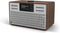 Revo SuperCD - Walnoot/Zilver | CD-speler - Dab Radio - Internetradio - USB - Bluetooth AptX