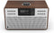 Revo SuperCD - Walnoot/Zilver | CD-speler - Dab Radio - Internetradio - USB - Bluetooth AptX