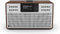 Revo SuperCD - Walnoot/Zilver | CD-speler - Dab Radio - Internetradio - USB - Bluetooth AptX