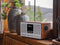 Revo SuperConnect Stereo - DAB+ - internet radio en Spotify Walnoot/Zilver