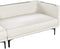 REVSNES - Driezitsbank - Wit - Veganistisch eco-leer