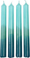 Rex Dip dye kaarsen set van 4 - Blauw - Kaars
