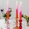 Rex Dip dye kaarsen set van 4 - Roze - Kaars