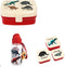 Rex London Lunchbox set met Broodtrommel / Drinkfles / Snackdoosjes (3 stuks) - Dinosaurus