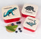 Rex London school set met Drinkfles en Snackdoosjes - 3 stuks - Dinosaurus