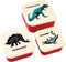 Rex London school set met Drinkfles en Snackdoosjes - 3 stuks - Dinosaurus