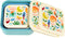 Rex school set met Drinkfles en Snackdoosjes (3 stuks) - Wild wonders