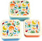 Rex school set met Drinkfles en Snackdoosjes (3 stuks) - Wild wonders