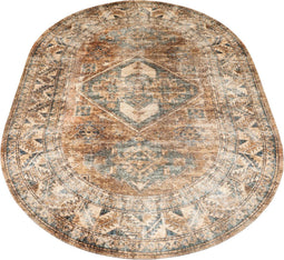 Vloerkleed Laria Blue 1 - Ovaal 160 x 230 cm