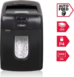 Rexel Autofeed Auto+ 130X Papierversnipperaar, P3 Snippers