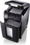 Rexel Autofeed Auto+ 300X Fluisterstille Papierversnipperaar Voor Kantoor - Veiligheidsniveau: DIN P- 4 Snippers - Tot 300 Vellen - Vernietigt Documenten, Cd's, Creditcards, Nietjes En Paperclips - Opvangbak Van 40 Liter - Zwart