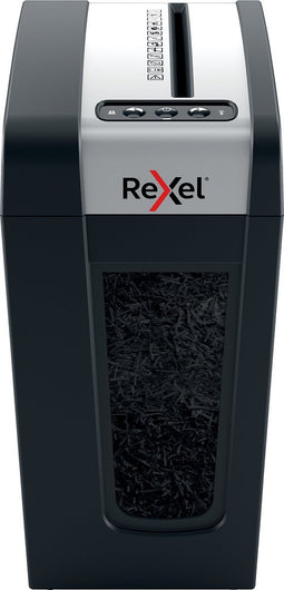 Rexel MC4-SL Stille Papierversnipperaar P-5 Micro - Versnippert 4 Vellen - Voor Thuiskantoor - Zwart