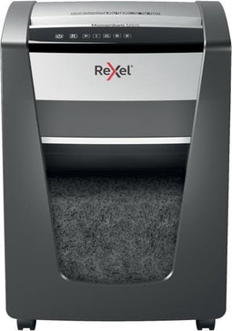 Rexel Momentum M515 Papierversnipperaar P-5 Micro voor Thuiskantoor/Thuiswerkplek - Invoer tot 15 A4-Vellen - Zwart