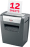 Rexel Momentum X312 Papierversnipperaar - P-3 Snippers - voor Kantoor En Thuiswerken - Tot 12 A4-Vellen - Zwart