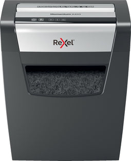Rexel Momentum X410 Papierversnipperaar P-4 Snippers voor Thuiskantoor/Thuiswerkplek - Invoer tot 10 A4-Vellen - Zwart