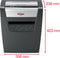 Rexel Momentum X410 Papierversnipperaar P-4 Snippers voor Thuiskantoor/Thuiswerkplek - Invoer tot 10 A4-Vellen - Zwart
