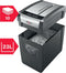 Rexel Momentum X410-SL Slimline Stille Papierversnipperaar P-4 Snippers voor Thuis/Thuiswerken of Kantoor - Tot 10 A4-Vellen - Zwart