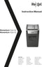 Rexel Momentum X410-SL Slimline Stille Papierversnipperaar P-4 Snippers voor Thuis/Thuiswerken of Kantoor - Tot 10 A4-Vellen - Zwart