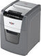 Rexel Optimum AutoFeed+ 100M Fluisterstille Papierversnipperaar P-5 Micro voor Thuiskantoor/Thuiswerkplek - Invoer tot 100 Vellen - Zwart