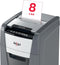 Rexel Optimum AutoFeed+ 100X Fluisterstille Papierversnipperaar P-4 Snippers voor Thuiskantoor/Thuiswerkplek - Invoer tot 100 Vellen - Zwart