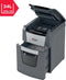 Rexel Optimum AutoFeed+ 100X Fluisterstille Papierversnipperaar P-4 Snippers voor Thuiskantoor/Thuiswerkplek - Invoer tot 100 Vellen - Zwart