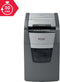 Rexel Optimum AutoFeed+150M Fluisterstille Papierversnipperaar P-5 Micro voor Thuiskantoor/Thuiswerkplek - Invoer tot 150 Vellen - Zwart