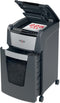 Rexel Optimum AutoFeed+225M Fluisterstille Papierversnipperaar P-5 Micro voor Kantoor - Invoer tot 225 Vellen - Zwart