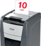 Rexel Optimum AutoFeed+ 225X Fluisterstille Papierversnipperaar P-4 Snippers voor Kantoor - Invoer tot 225 Vellen - Zwart