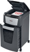Rexel Optimum AutoFeed+ 225X Fluisterstille Papierversnipperaar P-4 Snippers voor Kantoor - Invoer tot 225 Vellen - Zwart
