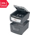 Rexel Optimum AutoFeed+ 45X Fluisterstille Papierversnipperaar P-4 Snippers voor Thuis/Thuiskantoor - Invoer tot 45 Vellen - Zwart