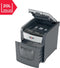 Rexel Optimum AutoFeed+ 50X Fluisterstille Papierversnipperaar P-4 Snippers voor Thuiskantoor/Thuiswerkplek - Invoer tot 50 Vellen - Zwart