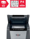 Rexel Optimum AutoFeed+ 50X Fluisterstille Papierversnipperaar P-4 Snippers voor Thuiskantoor/Thuiswerkplek - Invoer tot 50 Vellen - Zwart