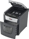 Rexel Optimum AutoFeed+ 50X Fluisterstille Papierversnipperaar P-4 Snippers voor Thuiskantoor/Thuiswerkplek - Invoer tot 50 Vellen - Zwart