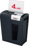 Rexel Secure MC4 Fluisterstille Papierversnipperaar - P-5 Micro- Papierinvoer tot 4 Vellen - Zwart