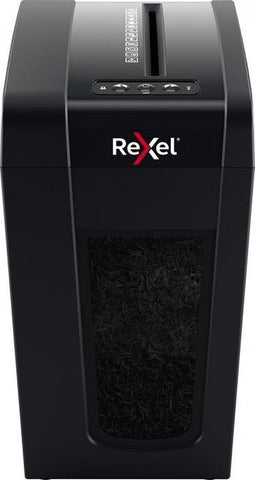 Rexel Secure X10-SL Stille Papierversnipperaar P-4 Micro - Versnippert 6 Vellen - Voor Thuiskantoor - Zwart