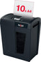 Rexel Secure X10 Stille Papierversnipperaar P-4 Snippers voor Thuis - Invoer tot 10 Vellen - Zwart
