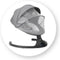 MoMi Kenani - Elektrische Babyschommel - Bluetooth - Afstandsbediening - 5 Schommelsnelheden - Donkergrijs